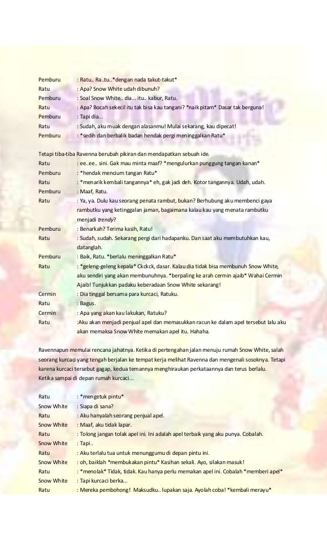 Drama Bahasa  Indonesia  Snow  White 