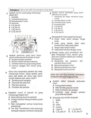 Bahagian A : Baca dan pilih satu jawapan yang tepat.

1                                                  5




                                                   6




                                                   7
2




3



                                                   8




4

                                                   9




    lia_osman/sk2ts/psk09/5

                                                           2
 