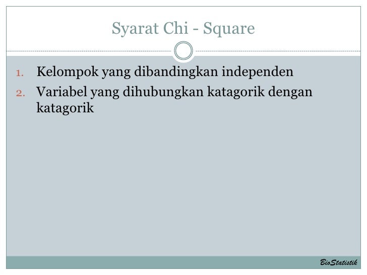 Uji chi square baru