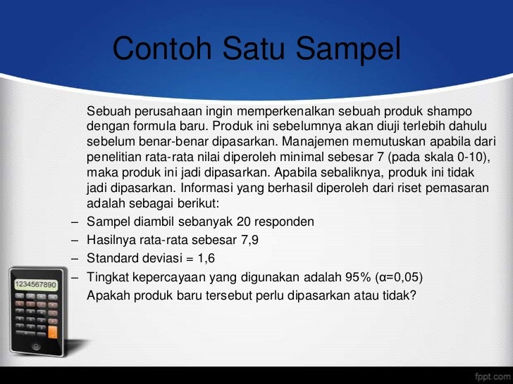 Uji hipotesis ppt kelompok 10