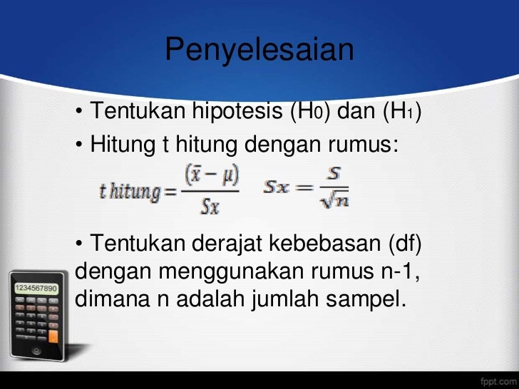 Uji hipotesis ppt kelompok 10