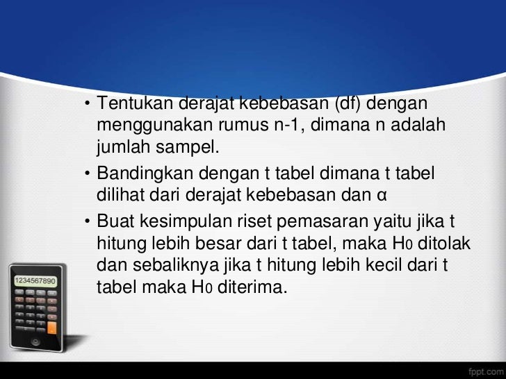Uji hipotesis ppt kelompok 10