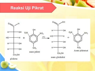 Reaksi Uji Pikrat
 