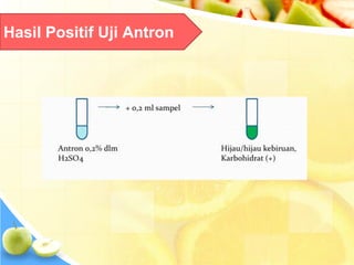 Hasil Positif Uji Antron
 