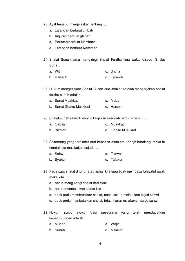 Uji Kompetensi Akhir Semester Ganjil Kelas 8