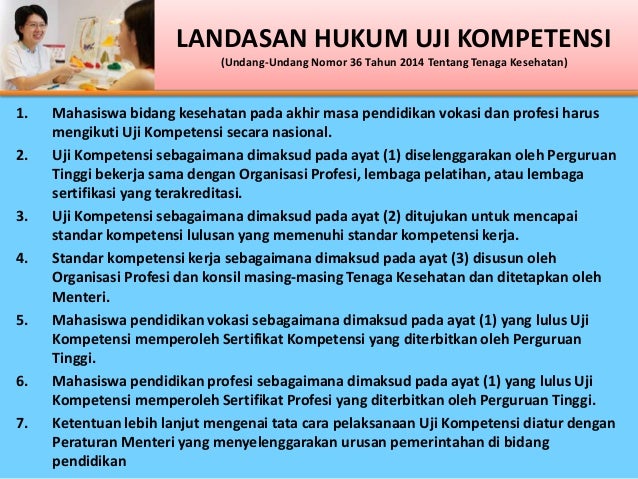 Uji Kompetensi Dan Registrasi Tenaga Gizi
