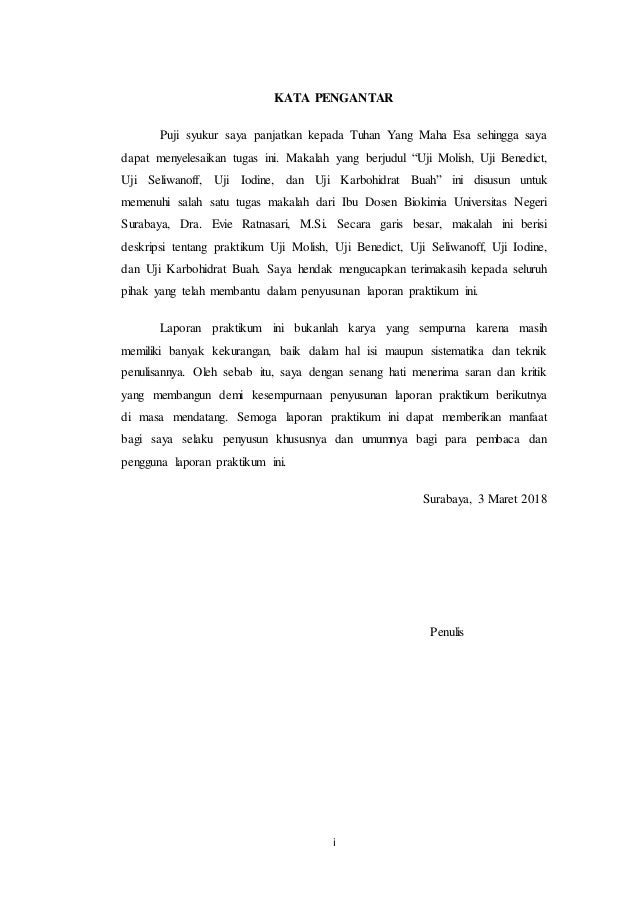 Laporan Biokimia Praktikum Karbohidrat Uji Molish Uji Benedict Uji