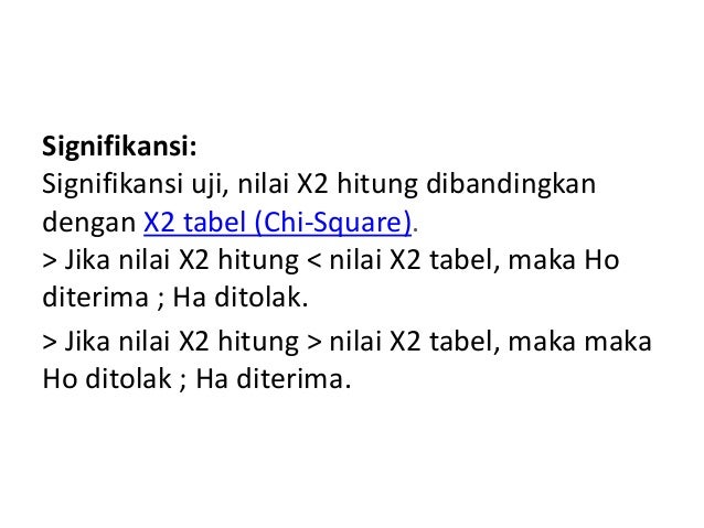 Uji normalitas chi square