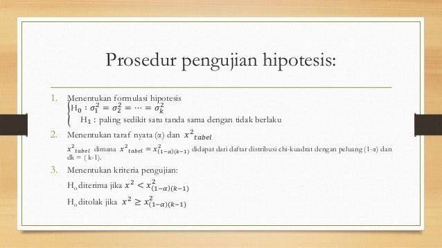 Uji normalitas dan homogenitas