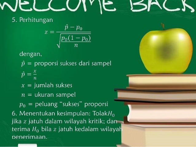 Uji proporsi satu populasi dan dua populasi