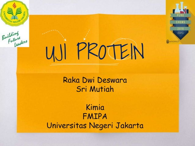 Uji Protein Biokimia Pptx