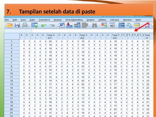 Comprehensive Guide to Validity and Reliability Testing Using SPSS | PPTX