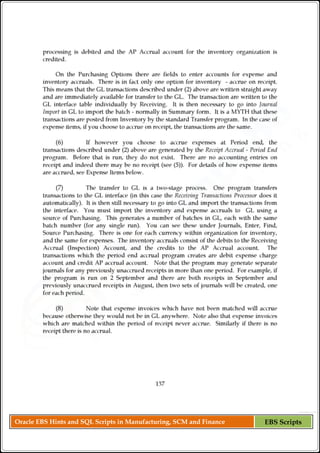 Oracle EBS Hints and SQL Scripts in Manufacturing, SCM and Finance EBS Scripts
 