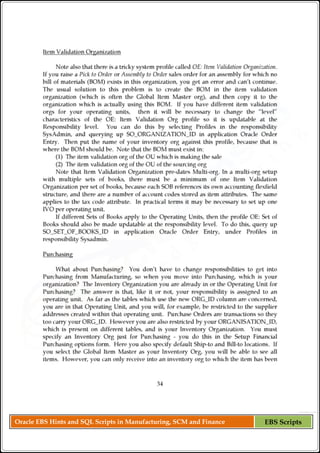 Oracle EBS Hints and SQL Scripts in Manufacturing, SCM and Finance EBS Scripts
 