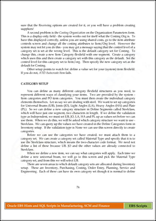 Oracle EBS Hints and SQL Scripts in Manufacturing, SCM and Finance EBS Scripts
 