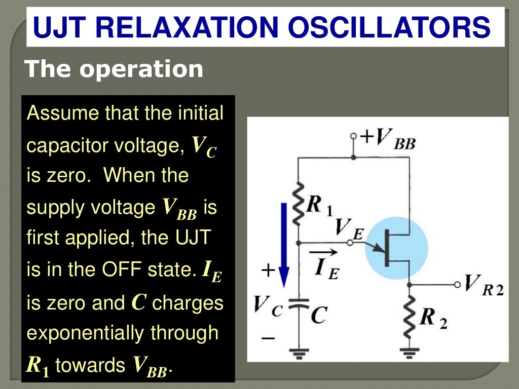 Ujt relaxation oscillators