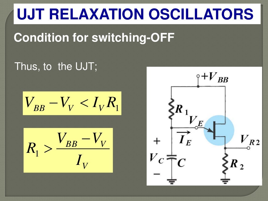 Ujt relaxation oscillators