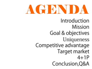 AGENDA
 