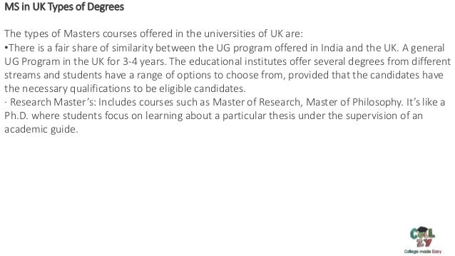 Know all about Masters in UK | PPTX