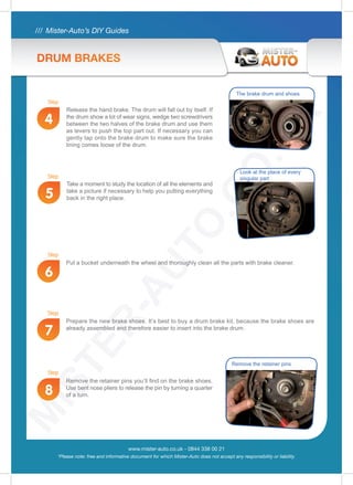 Drum brakes PDF