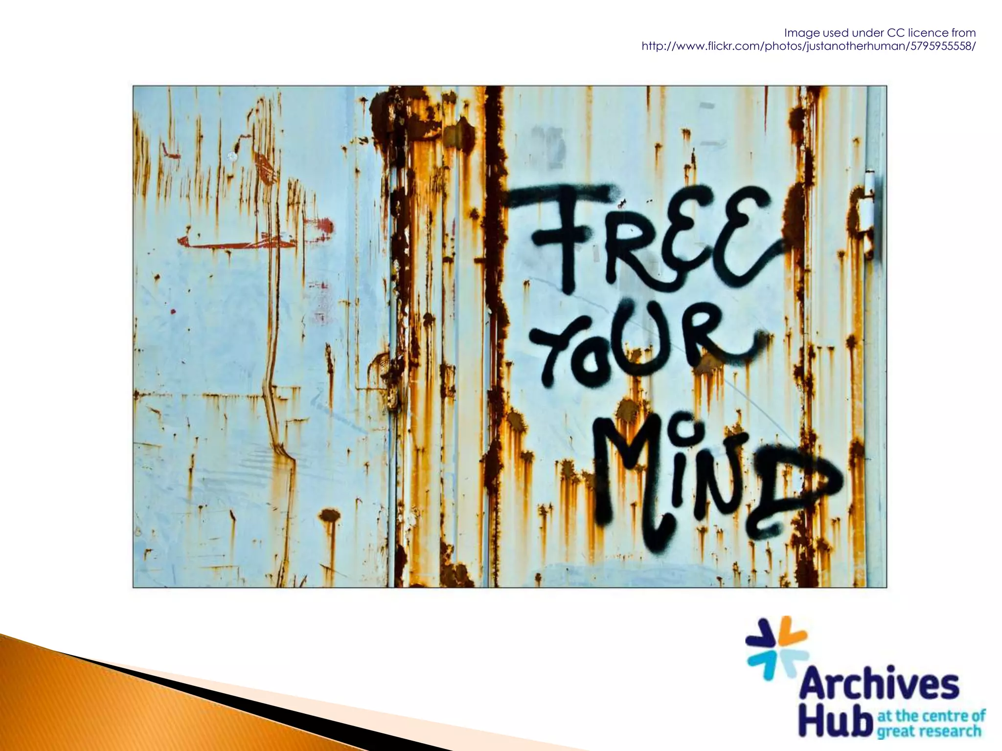 Image used under CC licence from
http://www.flickr.com/photos/justanotherhuman/5795955558/
 