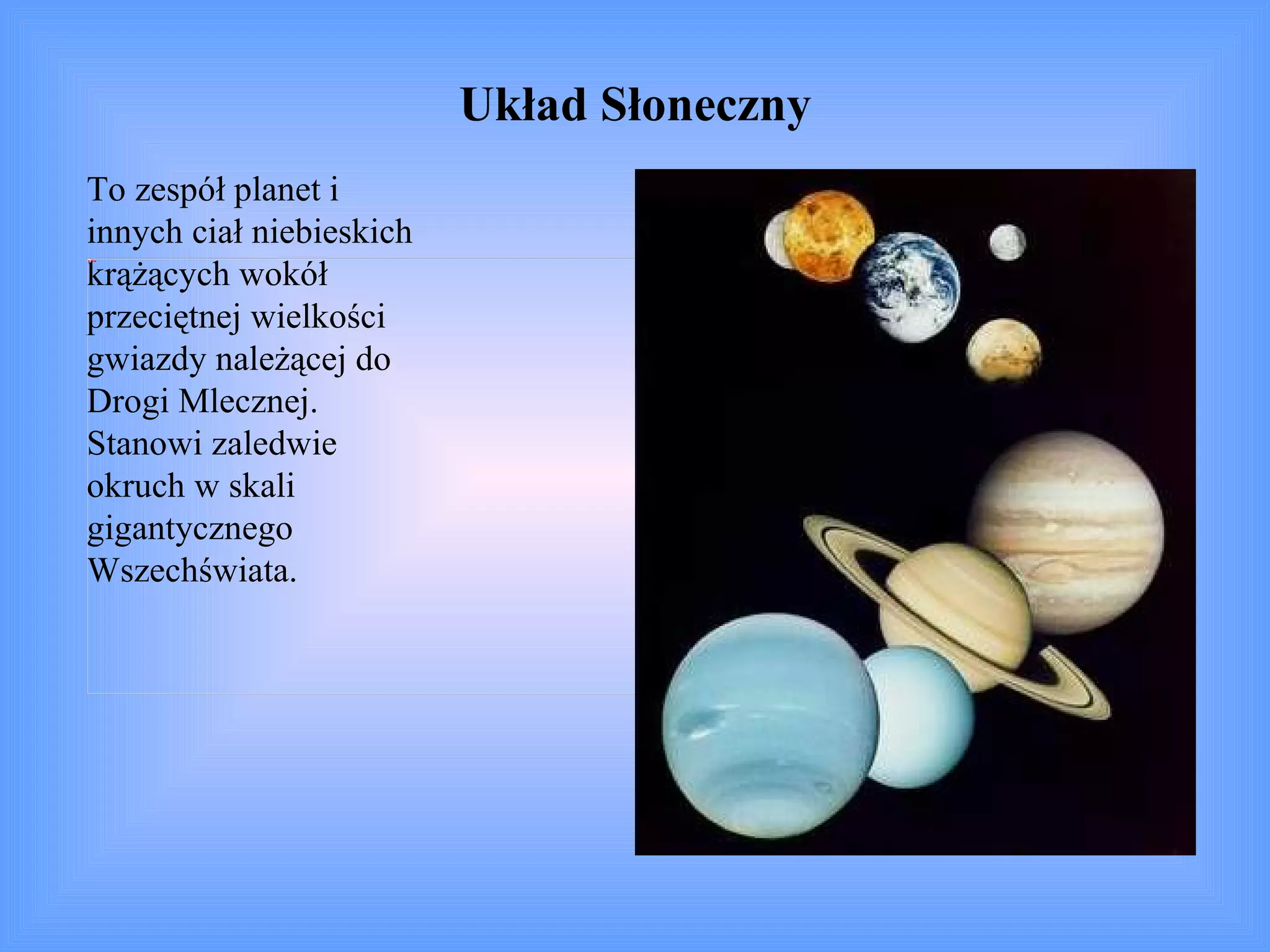 UkłAd SłOneczny | PPT
