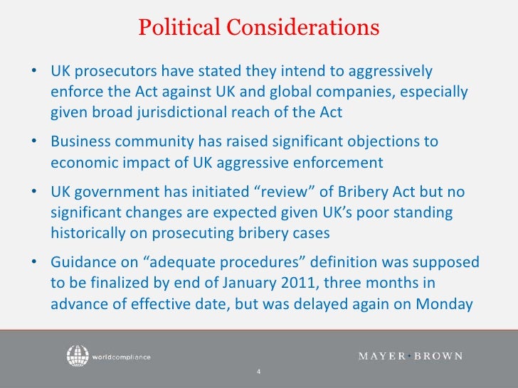 Uk anti bribery act slideshow 0211 final