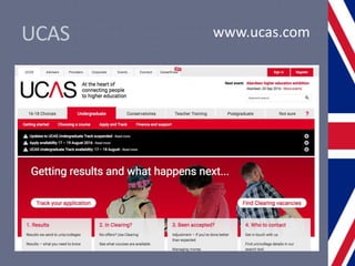 UCAS www.ucas.com
 