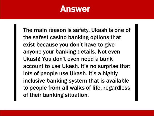 Ukash Casinos Ukash Casinos