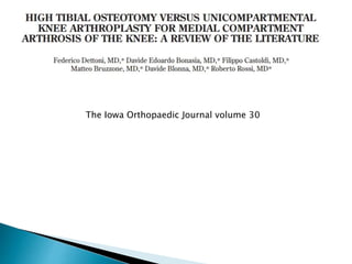 The Iowa Orthopaedic Journal volume 30
 