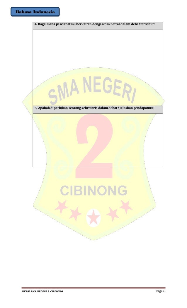 Ukbm bahasa indonesia kls x smt 2 tentang debat (1)