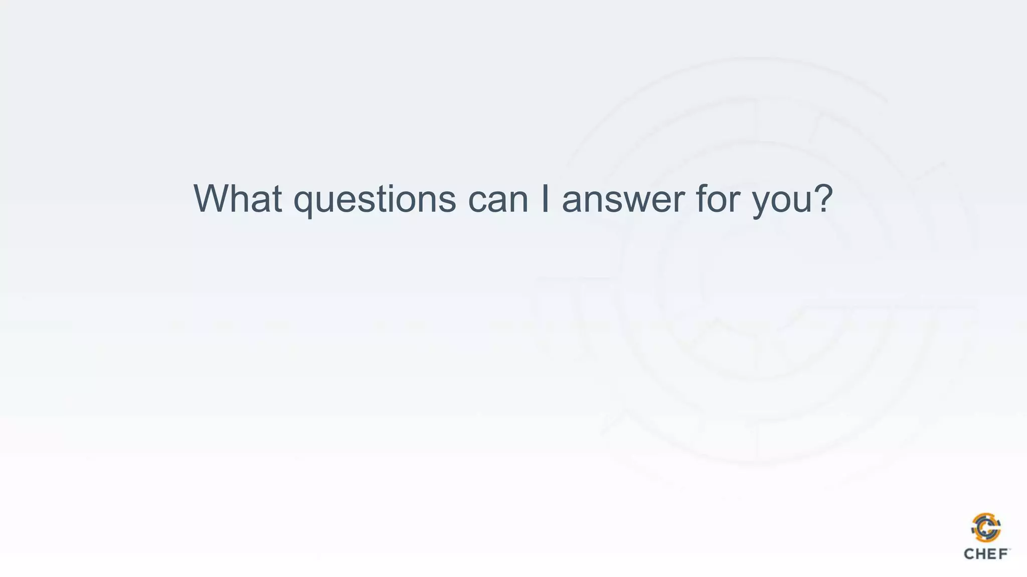 What questions can I answer for you?
 