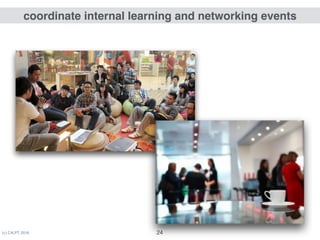 (c) C4LPT, 2016
coordinate internal learning and networking events
24
 