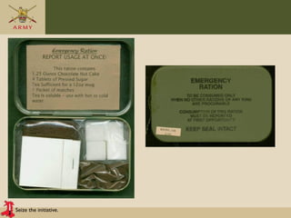 Seize the initiative.
 