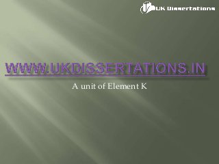 A unit of Element K
 