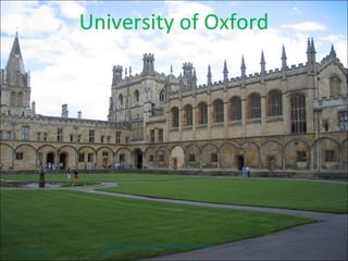 Higher education
Higher education is education provided by
universities and other institutions that
award academic degrees, such as university
colleges, and liberal arts colleges .
There is a three-level hierarchy of degrees
(Bachelor , Master , Doctor ) currently used
in the United Kingdom.
The costs for a normal education in the
United Kingdom are as follows:
Primary: No Charge
Secondary: No Charge
Further (Secondary) Education: No Charge if
under 19 in that particular academic year or
on a low income.
Higher Education (University): A tuition fee
per year (around £1,000).
14/05/2011

Education in England by Zhuzho Banetishvili,
TSU

 