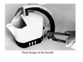 Final design of the handle
 