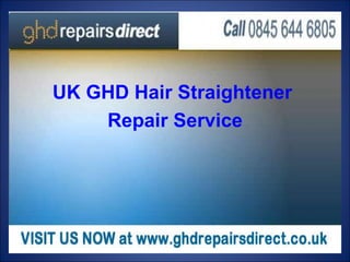 UK GHD Hair Straightener  Repair Service 