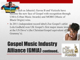 Black gospel music record labels
