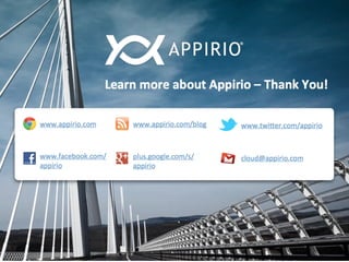 © 2014 Appirio, Inc. - Confidential
 