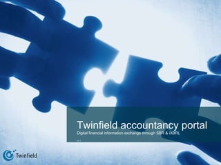 Twinfield accountant's portal Digital financial information exchange via (i)XBRL v1.1 