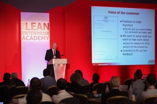Uk lean summit 2015   lean transformation developing the capability to improve the work - photos from the event