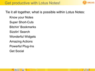 Search: Full-Text THE most POWERFUL feature in Lotus Notes 