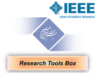 Research Tools Box
 