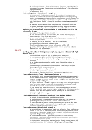 Uk mathematics standards | DOCX | Games and Puzzles | Hobbies & Interests