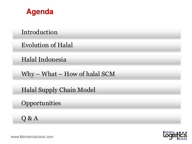 UKM : Halal Supply Chain Management