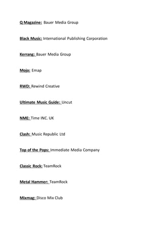 magazine publishing companies in new york