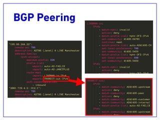 BGP Peering
 