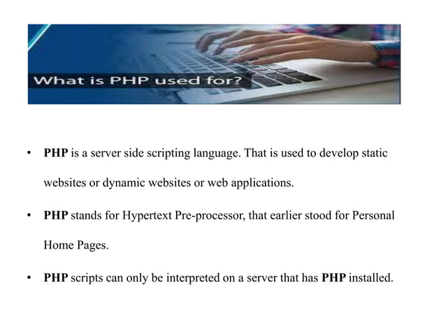 Web development with php | PPTX