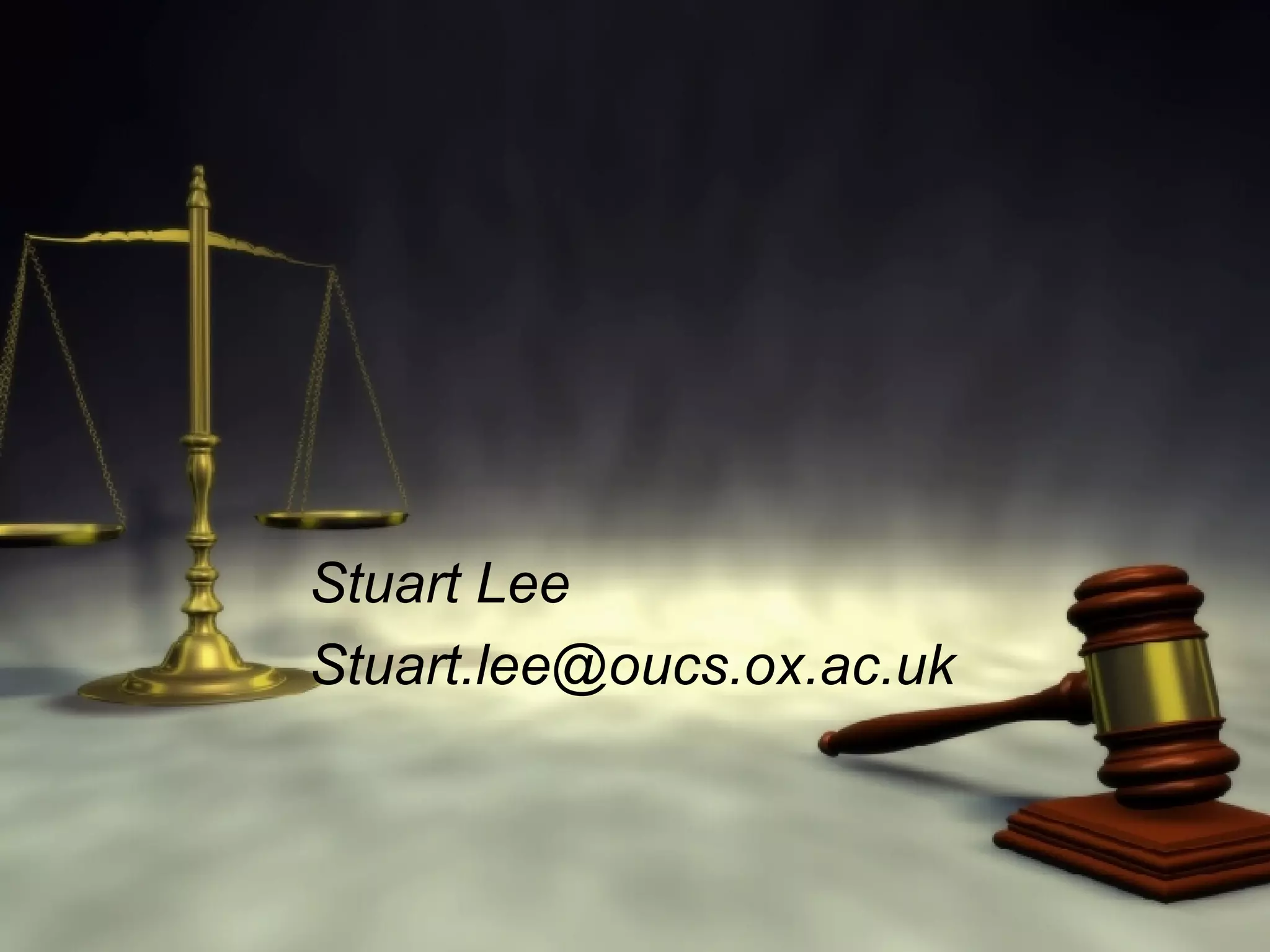 Stuart Lee [email_address] 